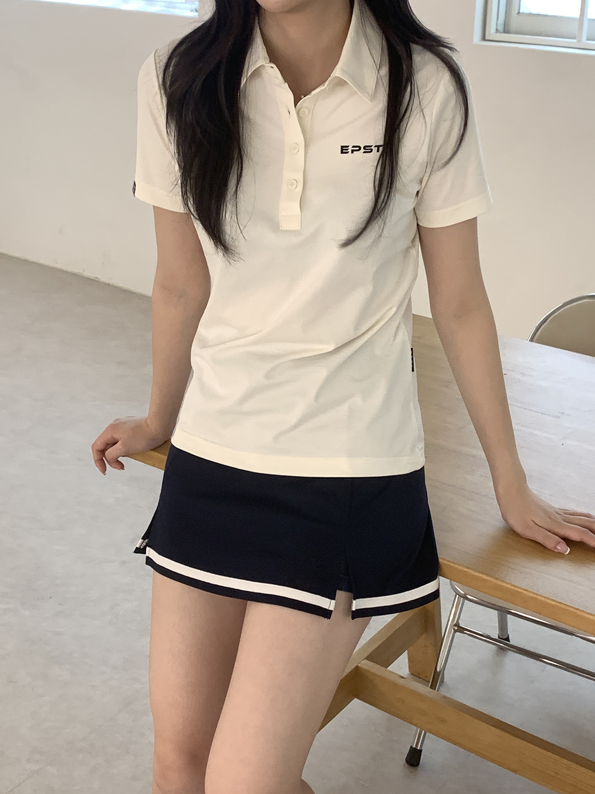 에어링 우먼즈 슬림핏 폴로 숏슬리브