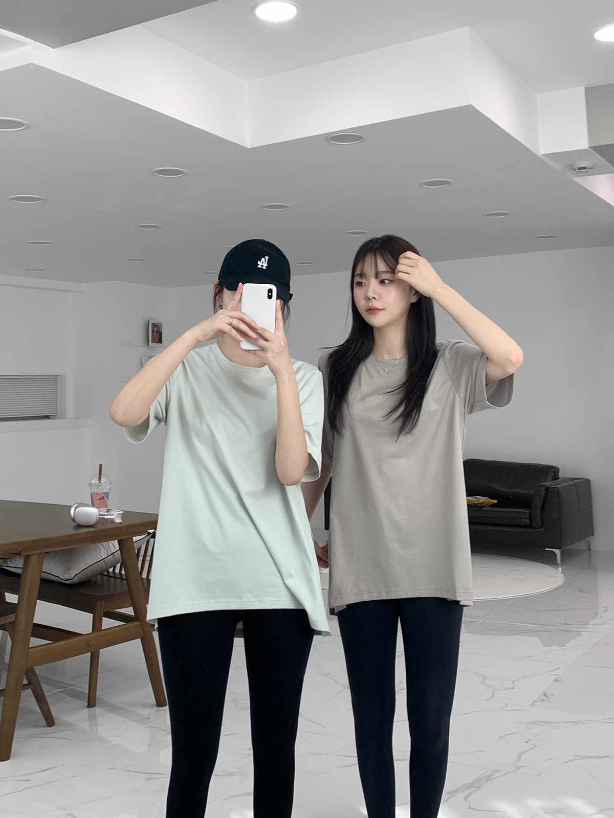 벤트 우먼즈 오버핏 프리사이즈 티셔츠