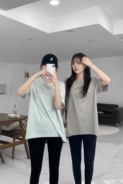 벤트 우먼즈 오버핏 프리사이즈 티셔츠